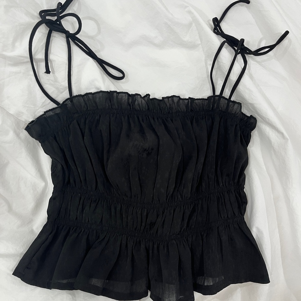 Princess Polly size 2 black summa top